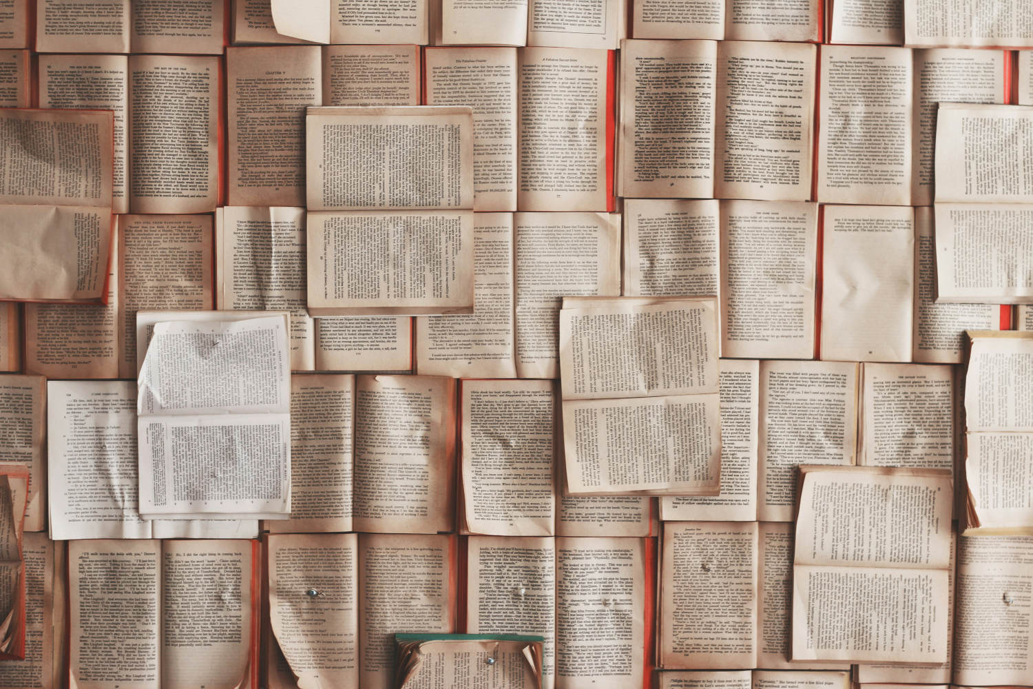 A wall of newspapers