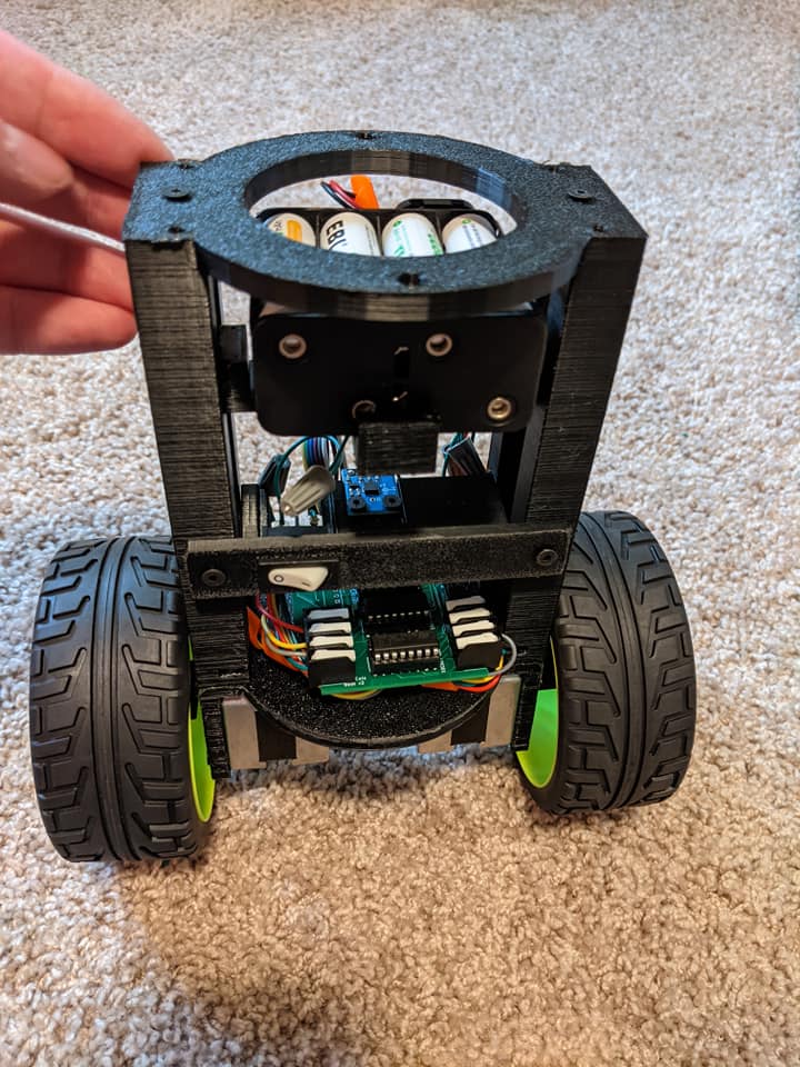 A 2-wheel balancing robot which only ever worked for about 2 seconds and then it would topple over. Also it was a fire hazard.